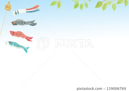 五月兒童節水彩背景插圖 139006769