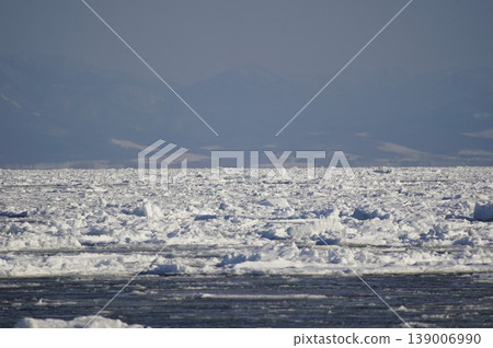 A seascape with drift ice A seascape with drift ice 139006990
