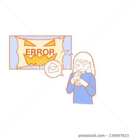 錯誤警告螢幕和故障排除影像(重點設計) 錯誤警告螢幕和故障排除影像(重點設計) 139007623