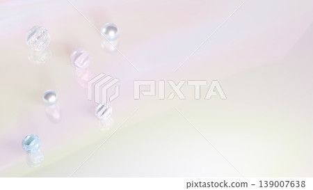 Pearly light 3D background material Pearly light 3D background material 139007638