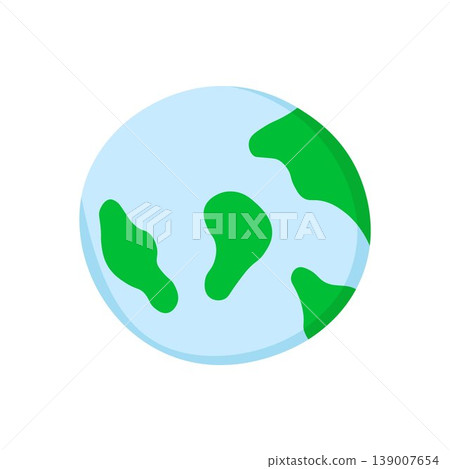 Minimal earth globe illustration ideal for eco branding, apps Minimal earth globe illustration ideal for eco branding, apps 139007654