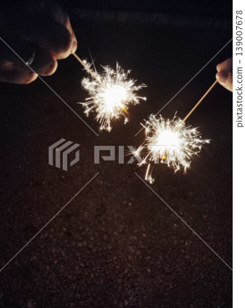 Hand-held fireworks Hand-held fireworks 139007678
