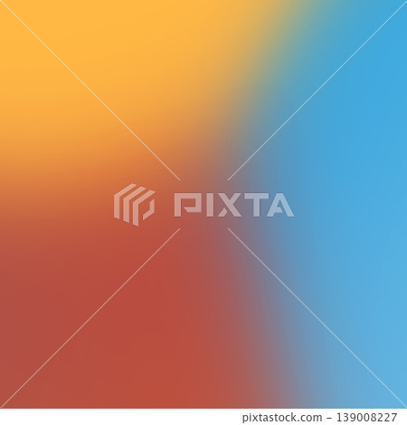 Abstract gradient background with warm orange to cool blue blend and soft blurred texture Abstract gradient background with warm orange to cool blue blend and soft blurred texture 139008227