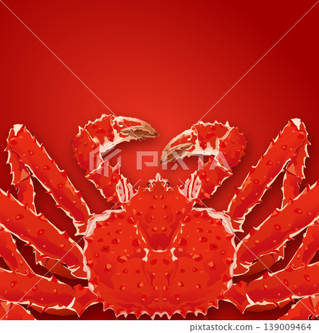 帝王蟹背景插畫 01 帝王蟹背景插畫 01 139009464