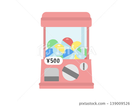 Illustrations for 500 yen capsule toys/gachapon 139009526