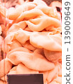 Raw lamb stomach meat on display at butcher shop 139009649