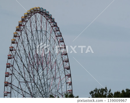 Colorful ferris wheel in an amusement park Colorful ferris wheel in an amusement park 139009967