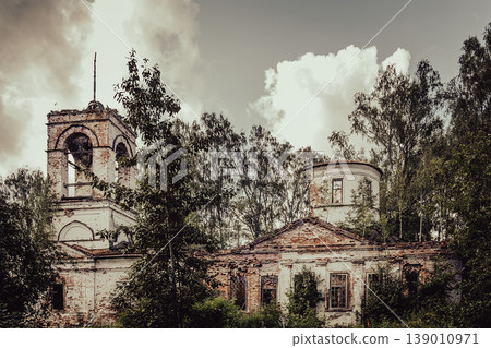 Old ruined church. Old ruined church. 139010971