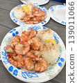 Garlic shrimp plate lunch, a specialty of Hawaii's North Shore. 139011066
