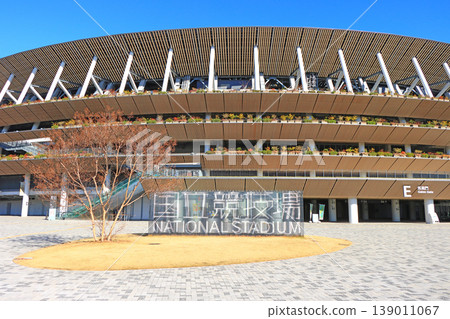 Scenery of the National Stadium, Shinjuku-ku, Tokyo 139011067