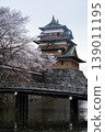 Takashima Castle (Suwa) adorned with cherry blossoms 139011195