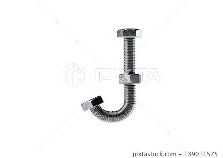 Creative Arrangement of Metal Bolts and Nuts Creative Arrangement of Metal Bolts and Nuts 139011575