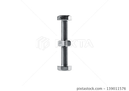 Creative Arrangement of Metal Bolts and Nuts Creative Arrangement of Metal Bolts and Nuts 139011576