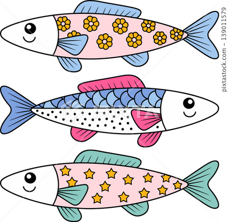 fish, cartoon, vector 139011579