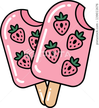 icecream, popsicle, vector 139011676