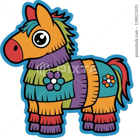 horse, cartoon, mexican 139011935