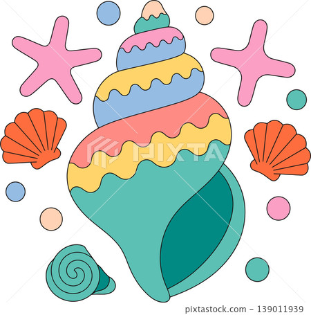 seashell, shell, starfish 139011939