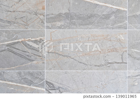 Gray stone-patterned tile texture 139011965