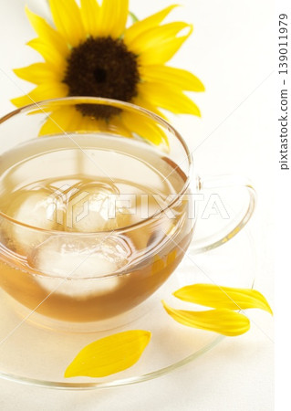 Barley tea and sunflower Barley tea and sunflower 139011979