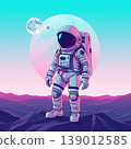 Vintage rockets and retro sci-fi space illustrations Vintage rockets and retro sci-fi space illustrations 139012585