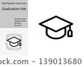 Icons representing graduation or studying 139013680