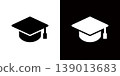 Icons representing graduation or studying 139013683