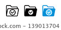 Folder and file icons, document organization icons 139013704