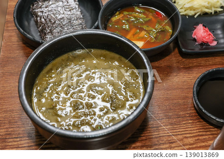 delicious authentic korean eel soup with healthy ingredients delicious authentic korean eel soup with healthy ingredients 139013869