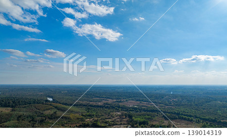 aerial view of Breathtaking Mountain Vista from Above 139014319