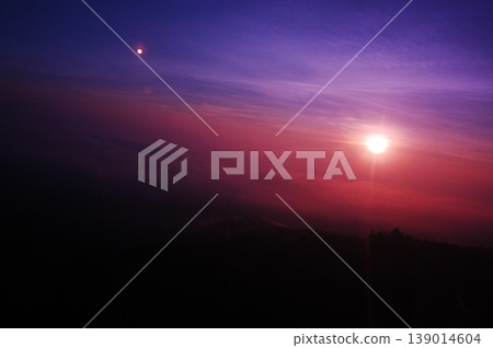 sunrise over the mountain, Malaysia sunrise over the mountain, Malaysia 139014604