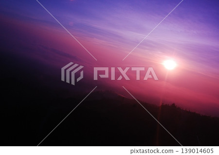 sunrise over the mountain, Malaysia sunrise over the mountain, Malaysia 139014605