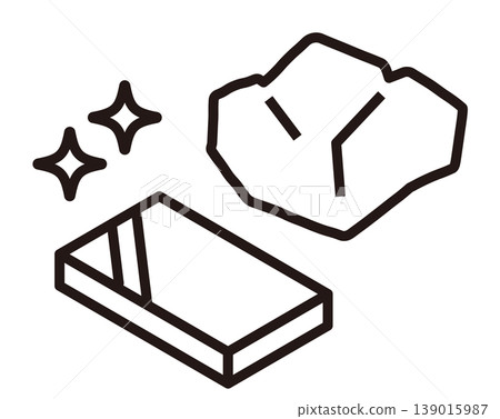 A simple icon for rare metals and rare earth elements (rare mineral resources and rare earth elements necessary for the energy and electronics industries). A simple icon for rare metals and rare earth elements (rare mineral resources and rare earth elements necessary for the energy and electronics industries). 139015987
