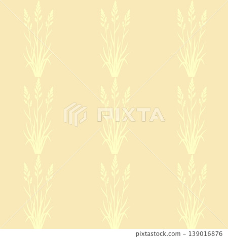 Minimal Wheat Grass Seamless Pattern Minimal Wheat Grass Seamless Pattern 139016876