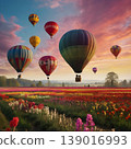 Spring Festival with Hot Air Balloons in England 139016993