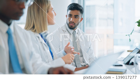 Doctors, teamwork and meeting in group planning, management and hospital strategy or healthcare solution. Professional medical team, mentor or people listening to ideas for clinic workflow or service Doctors, teamwork and meeting in group planning, management and hospital strategy or healthcare solution. Professional medical team, mentor or people listening to ideas for clinic workflow or service 139017277