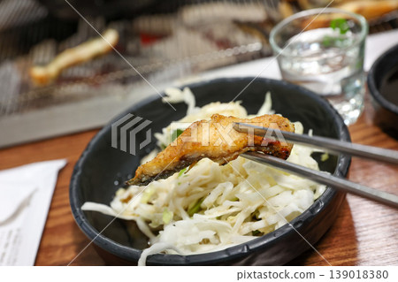 delicious authentic korean charcoal grilled eel delicious authentic korean charcoal grilled eel 139018380