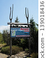 Information board in Silesian Beskids on Bialy Krzyz in Poland - vertical 139018436