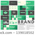 Eco Friendly Brand Guidelines Template Green Corporate Identity Branding Presentation Design Layout for Business Company Startup Sustainable Visual Identity Brand Manual Portfolio Marketing Kit System 139018502