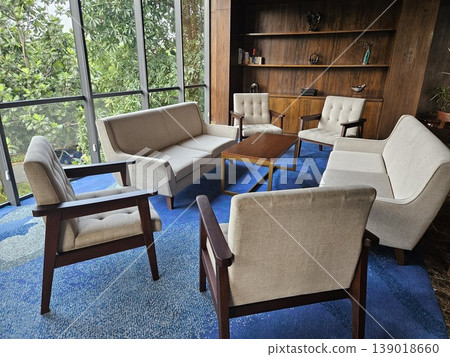 This cafe and restaurant interior with chair and table This cafe and restaurant interior with chair and table 139018660