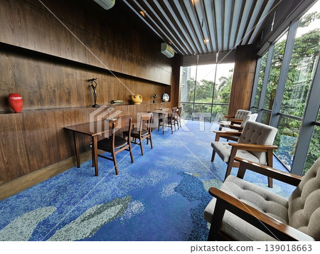 This cafe and restaurant interior with chair and table This cafe and restaurant interior with chair and table 139018663