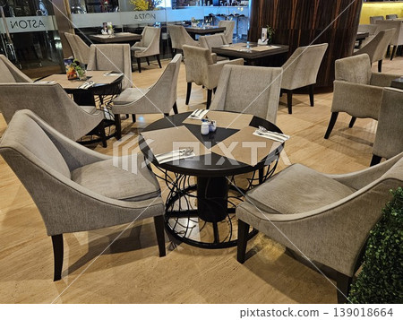 This cafe and restaurant interior with chair and table This cafe and restaurant interior with chair and table 139018664