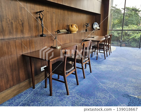 This cafe and restaurant interior with chair and table This cafe and restaurant interior with chair and table 139018667
