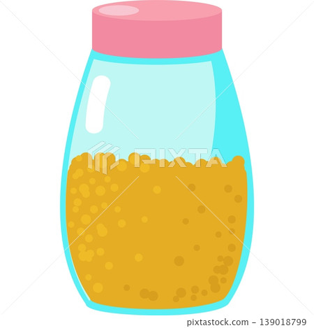 Disposable plastic flask bottle vector flat icon Disposable plastic flask bottle vector flat icon 139018799