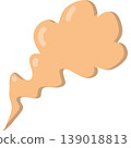 Smell icon chemical toxic vapour vector isolated 139018813