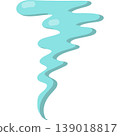 Bad smell wave line vector icon isolated on white 139018817
