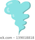 Smell icon vector smelly fog or fume cloud 139018818