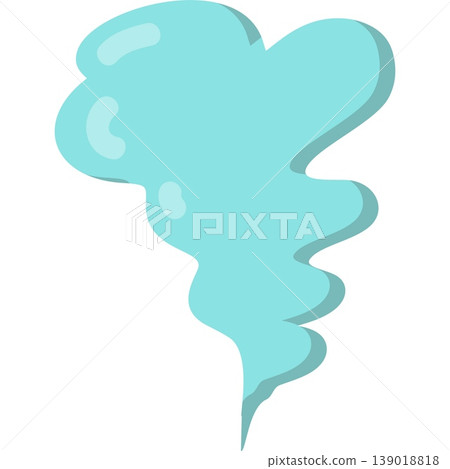 Smell icon vector smelly fog or fume cloud Smell icon vector smelly fog or fume cloud 139018818