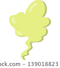 Smell icon vector chemical toxic gas isolated 139018823