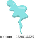 Smelling smoke icon vector isolated on white 139018825