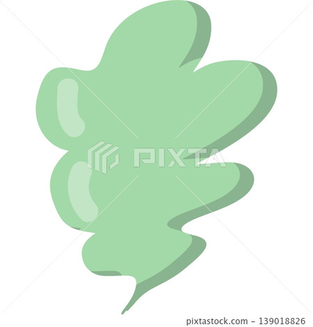 Smell cloud icon vector isolated on white Smell cloud icon vector isolated on white 139018826